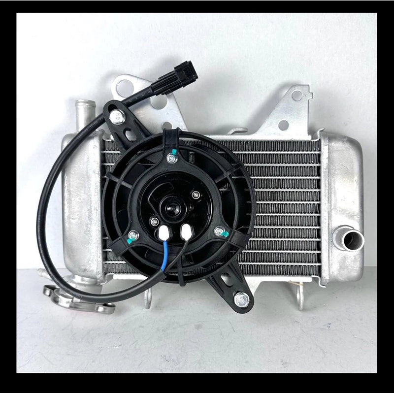 DHC- NLK LC135 Y15ZR Y16ZR RS150 Radiator Racing with Big Blower Fan Kipas Tangki Tank 350ml 450ml 600ml RSX150 RS Y16 Y15 LC -By Sea Courier Method 🚢📦