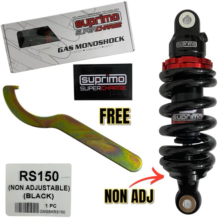 100% ORIGINAL SUPRIMO ADJUSTABLE MONOSHOCK LC135 V1 - V8 Y15 Y16 Y125Z FZ150 RS150 EGO SOFT HARD ABSORBER -By Sea Courier Method 🚢📦