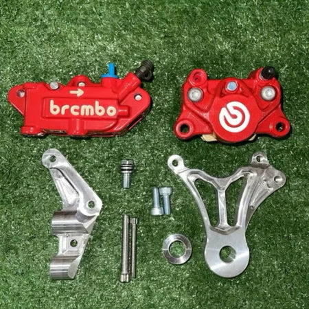CALIPER CNC COMBO SET FRONT 4 POT & REAR P34 2 POT RS150 ZX150 Y15Z Y125ZR LC135 VARIO RSX150 Y16 -By Sea Courier Method 🚢📦