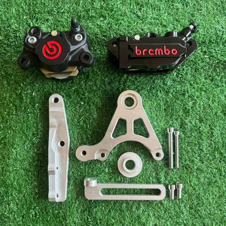 CALIPER CNC COMBO SET FRONT 4 POT & REAR P34 2 POT RS150 ZX150 Y15Z Y125ZR LC135 VARIO RSX150 Y16 -By Sea Courier Method 🚢📦