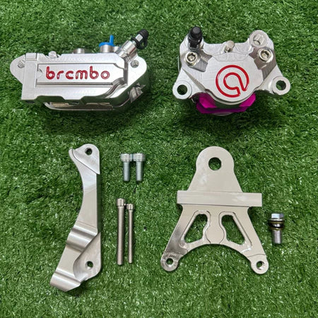 CALIPER CNC COMBO SET FRONT 4 POT & REAR P34 2 POT RS150 ZX150 Y15Z Y125ZR LC135 VARIO RSX150 Y16 -By Sea Courier Method 🚢📦