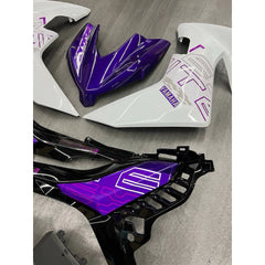 DHC- Cover Set Y16ZR V2 Abs Putih Purple Design Aerox Y16ZR -By Sea Courier Method 🚢📦
