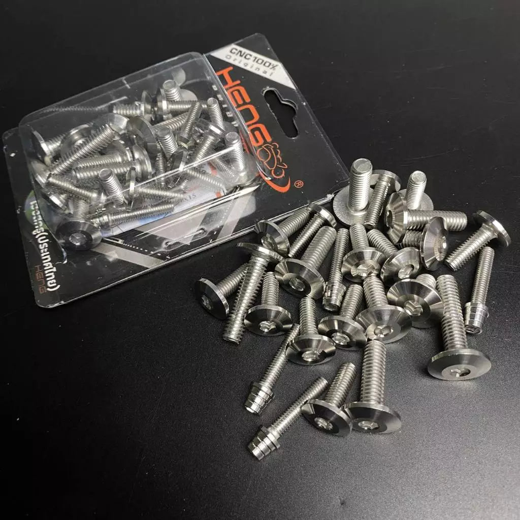 DHC- SKRU COVERSET MATTE CNC HONDA WAVE 125i/s ALLENKEY SKRU COVERSET CNC HENG THAILAND -By Sea Courier Method 🚢📦