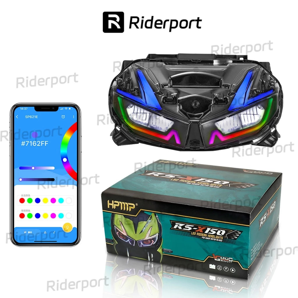 HPMP HONDA RSX150 RSX Winner X Sharingan Naruto Head Lamp LED Headlamp Head Light Lampa Depan -By Sea Courier Method 🚢📦