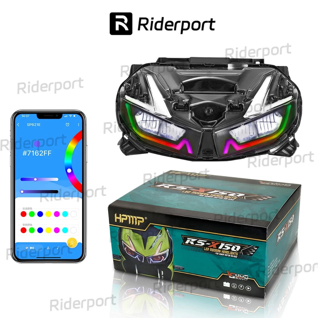 HPMP HONDA RSX150 RSX Winner X Sharingan Naruto Head Lamp LED Headlamp Head Light Lampa Depan -By Sea Courier Method 🚢📦