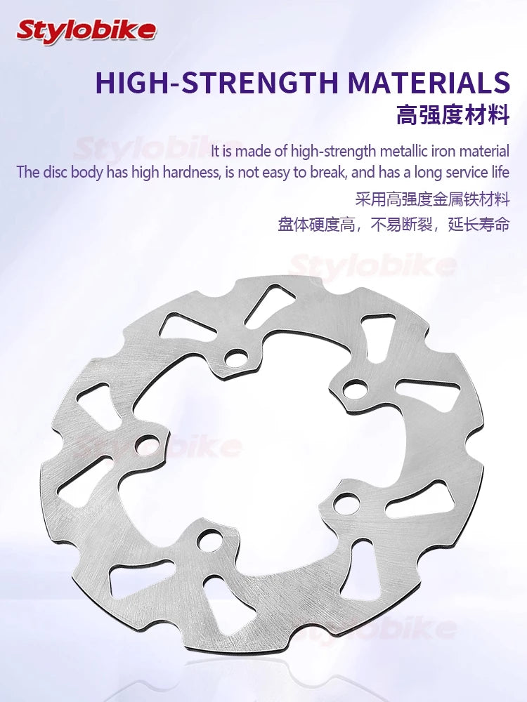 LC135 Y15 Disc Brake Tebal 4MM Disc Brake Plate 200MM 220MM 245MM Front Rear Piring Disk Depan Belakang Y15ZR LC4S LC5S -By Sea Courier Method 🚢📦