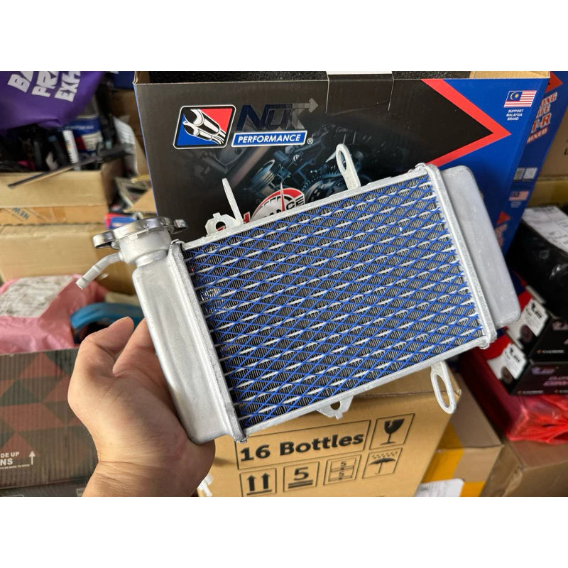 DHC- NLK LC135 Y15ZR Y16ZR RS150 Radiator Racing with Big Blower Fan Kipas Tangki Tank 350ml 450ml 600ml RSX150 RS Y16 Y15 LC -By Sea Courier Method 🚢📦