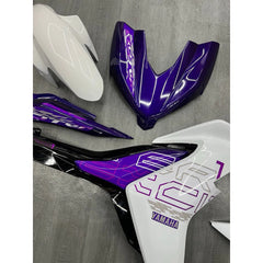 DHC- Cover Set Y16ZR V2 Abs Putih Purple Design Aerox Y16ZR -By Sea Courier Method 🚢📦