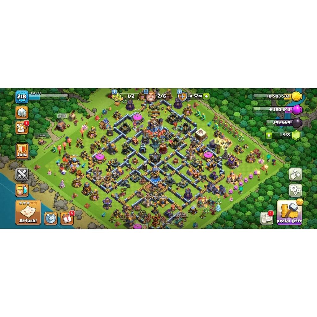 COC CLASH OF CLAN TH18