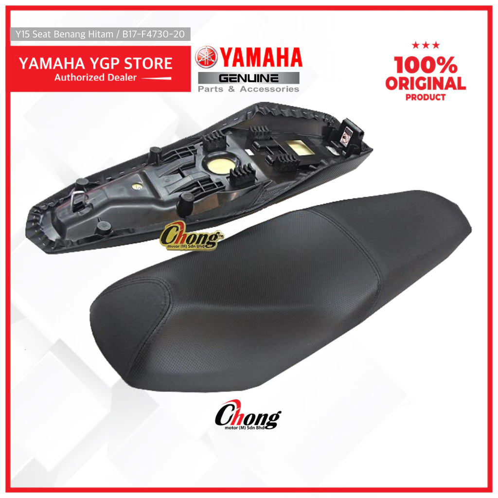 DHC- Yamaha Y15ZR YSUKU V1/V2 Movistar / Monster Double Seat/Cushion/Kusyen Tempat Duduk ( Benang Hitam) Original HLY! -By Sea Courier Method 🚢📦