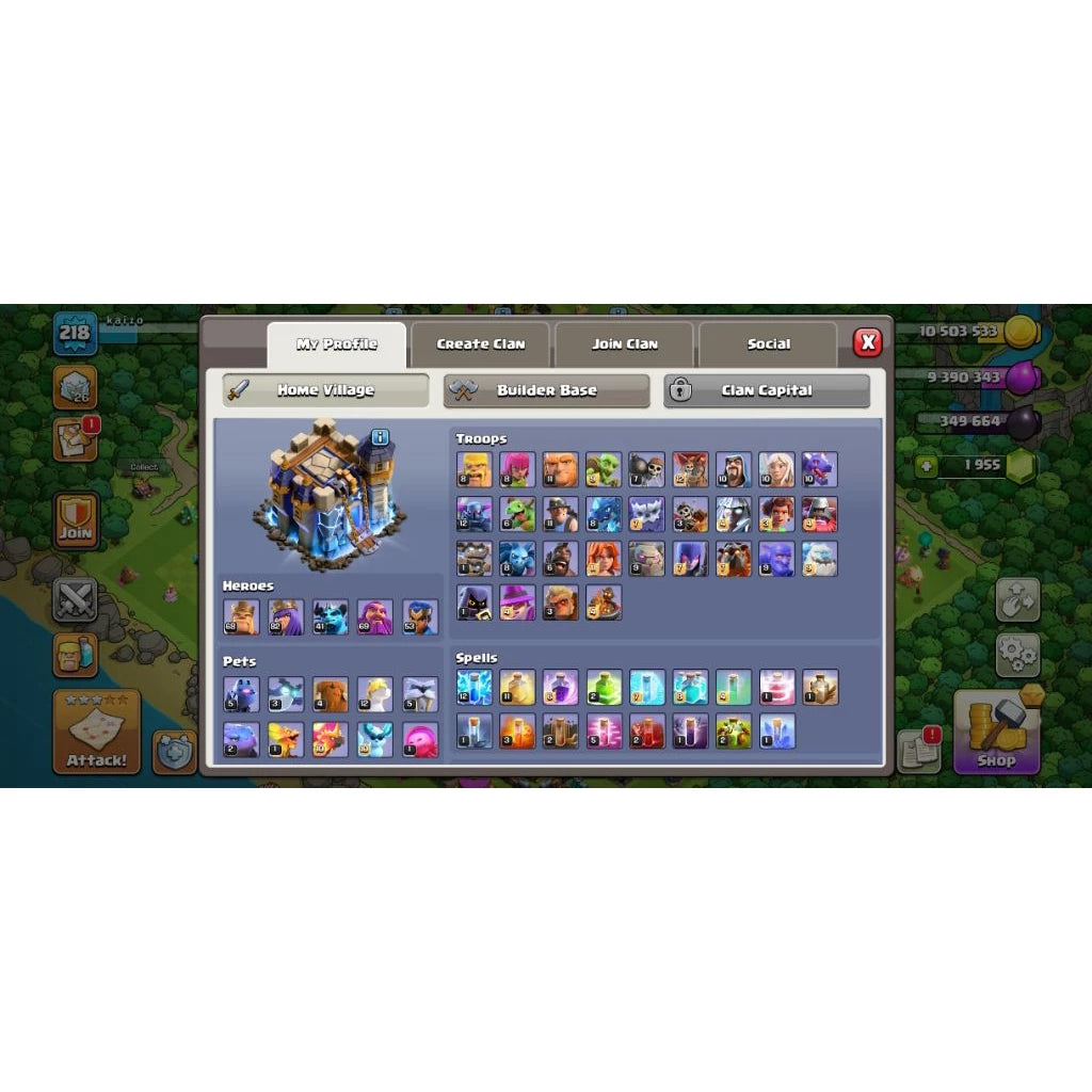 COC CLASH OF CLAN TH18
