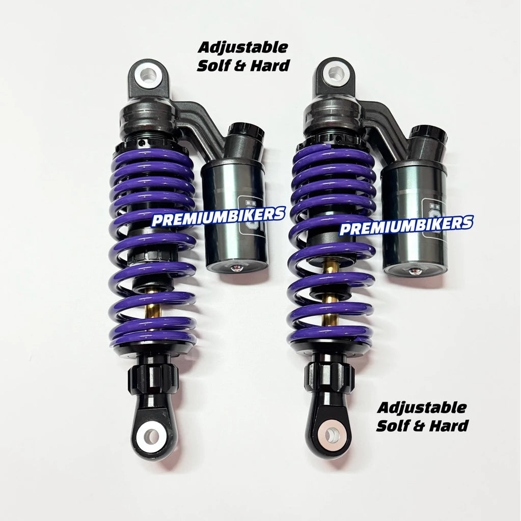 DHC- ABSORBER BELAKANG REAR ADJUSTABLE 280MM 330MM 340MM Y110 SRL EX5 DREAM KRISS RXZ WAVE 125 110 DASH LAGENDA -By Sea Courier Method 🚢📦