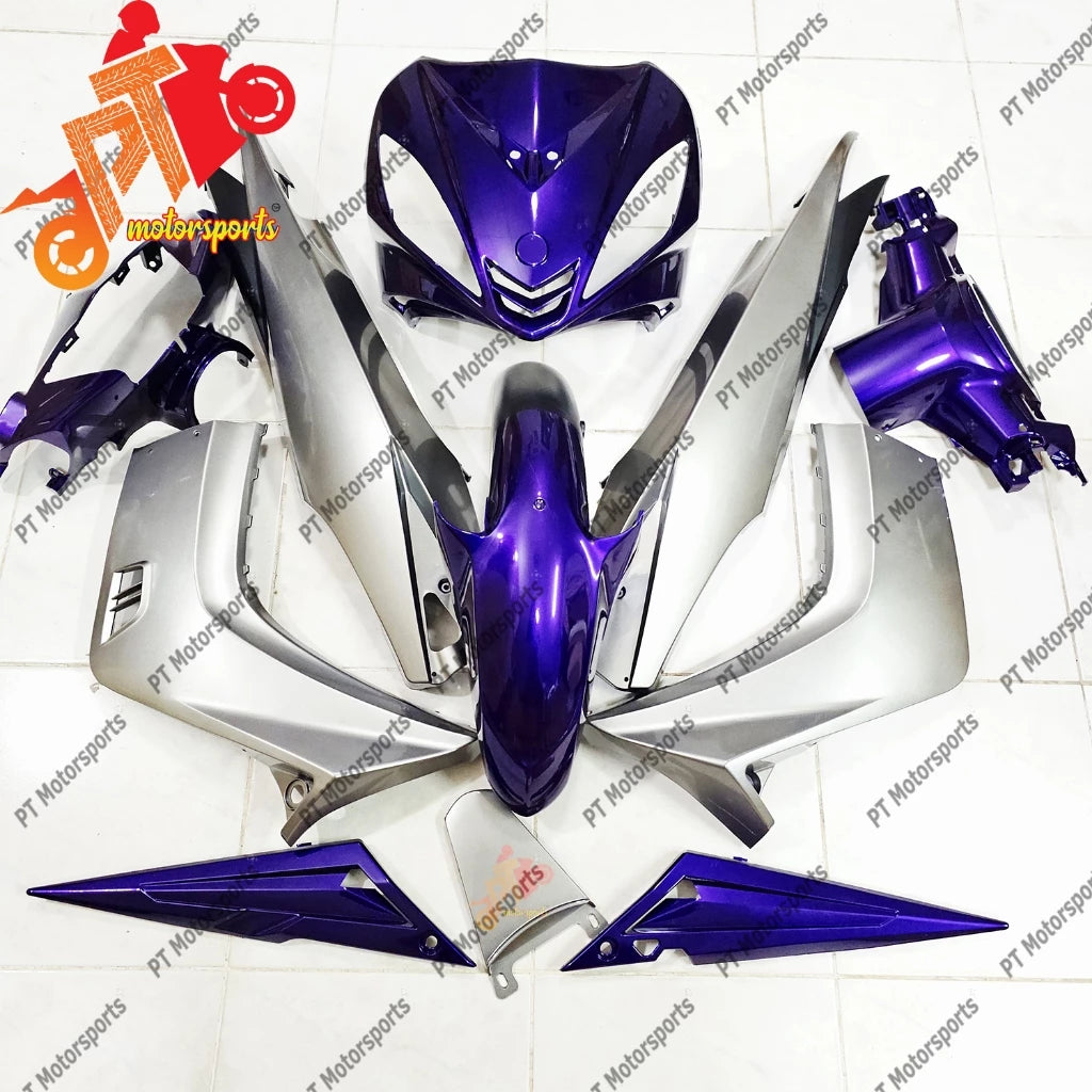 DHC- Special Color Yamaha Lc 135 V1 Cover Set Kosong Black Red Blue Yellow White Nescafe Biru Oren Gold Nardo Blue Purple -By Sea Courier Method 🚢📦