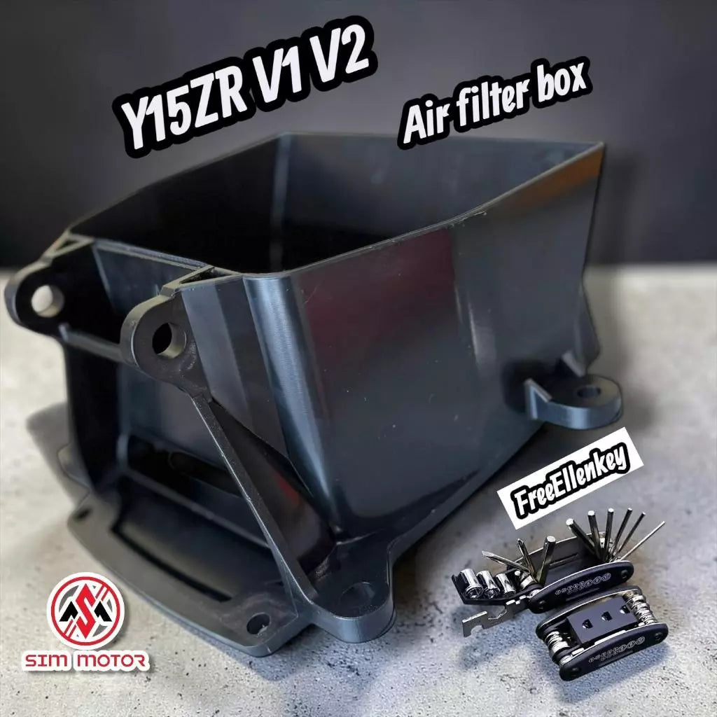 DHC- YAMAHA Y15ZR AIR CAP KOTAK ANGIN FILTER AIR FILTER BOX YSUKU Y15 Air Filter Holder Box Y15/Y16 Motorcycle -By Sea Courier Method 🚢📦