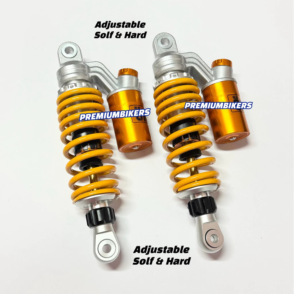 DHC- ABSORBER BELAKANG REAR ADJUSTABLE 280MM 330MM 340MM Y110 SRL EX5 DREAM KRISS RXZ WAVE 125 110 DASH LAGENDA -By Sea Courier Method 🚢📦
