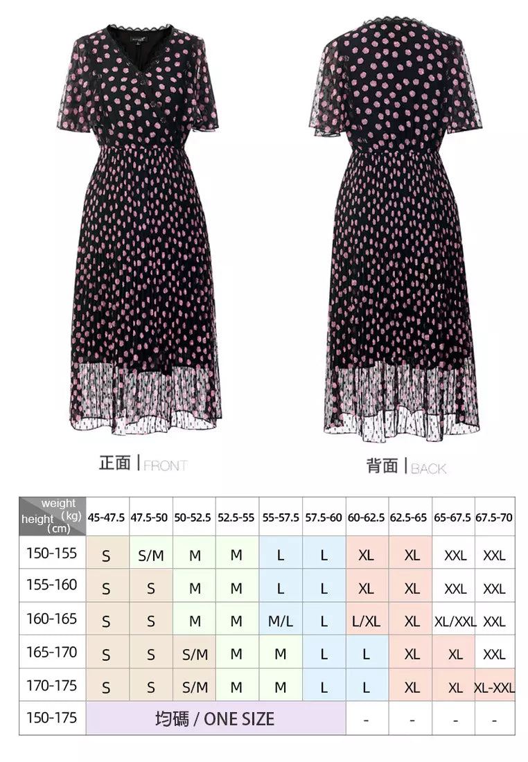 Gracevcollar Chiffon Dress