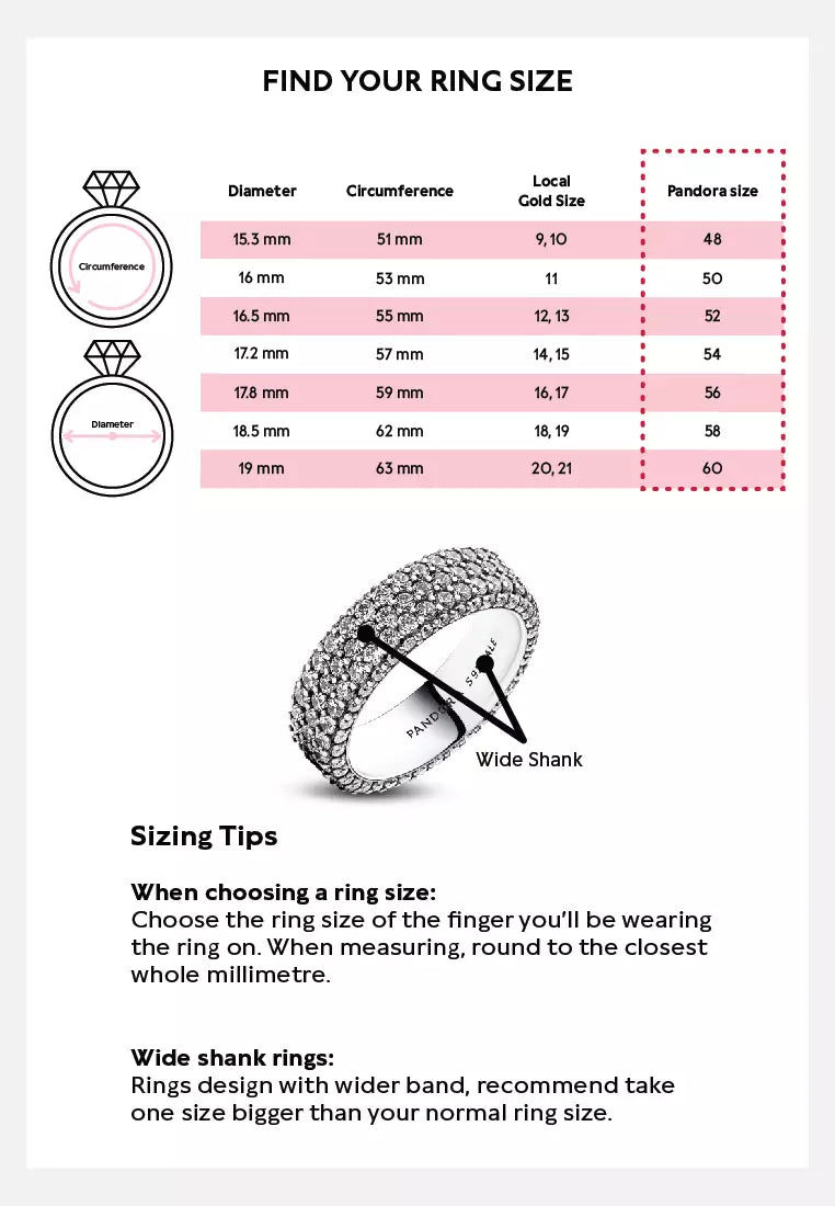 Pandora Clear Sparkling Crown Solitaire Ring