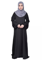 Laura Abaya Long Dress in Black