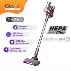 Giselle Vacuum Cleaner Option Water Tank - By Sea Courier Delivery. Special 3 monthly installment payments available for all GISELLE products.