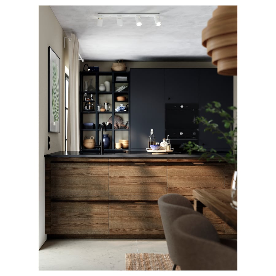 BÄVE LED ceiling track, 3-spots, white