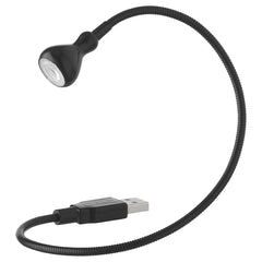 JANSJÖ LED USB lamp, black, 38 cm