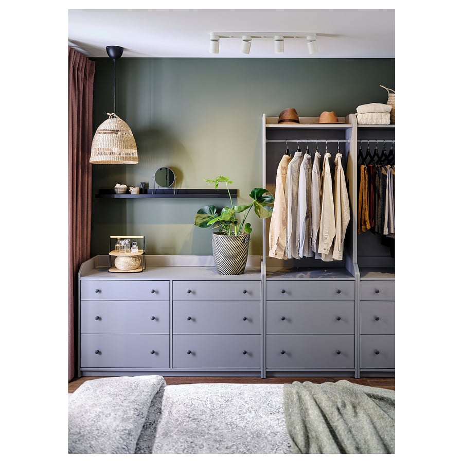 BÄVE LED ceiling track, 3-spots, white