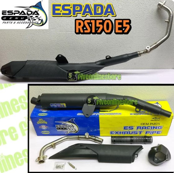 Exhaust Espada STD Cutting E4 E5 V5 E6 E7 BP1 BP2 LC135 Y15ZR Y16 RS150 RSX VF3i W125 NVX VARIO ORI Ekzos Pipe Maniful -By Sea Courier Method 🚢📦