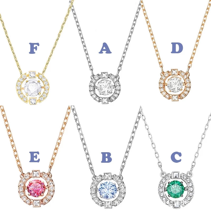 Swarovski Necklace Beating Heart Necklace Bling Bling For Valentine's Day Gifts -By Sea Courier Method 🚢📦