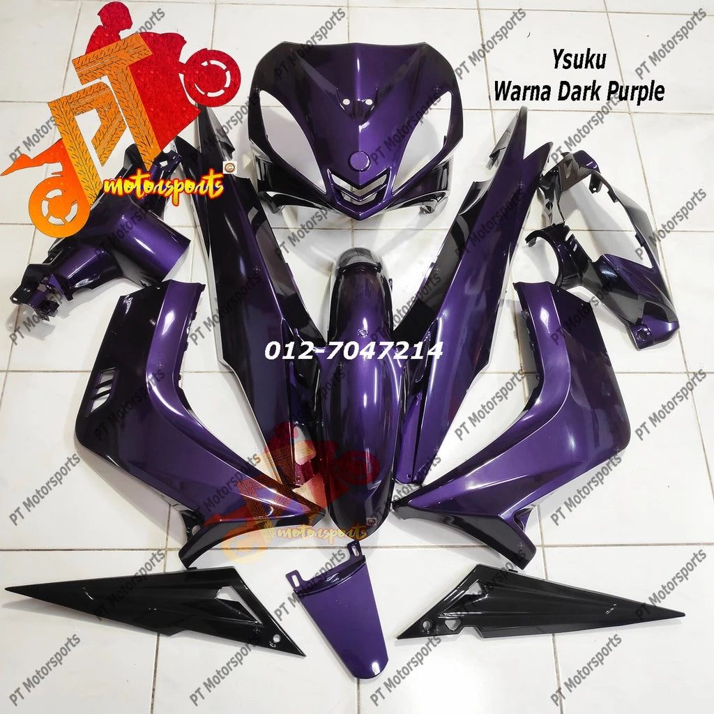 DHC- Special Color Yamaha Lc 135 V1 Cover Set Kosong Black Red Blue Yellow White Nescafe Biru Oren Gold Nardo Blue Purple -By Sea Courier Method 🚢📦