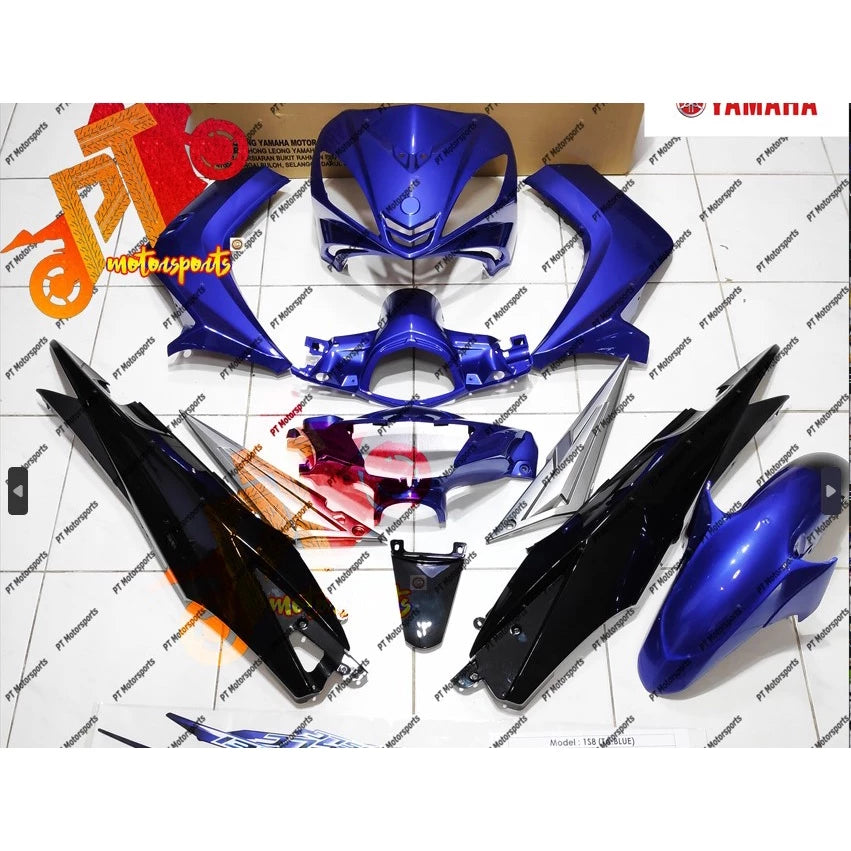 DHC- Special Color Yamaha Lc 135 V1 Cover Set Kosong Black Red Blue Yellow White Nescafe Biru Oren Gold Nardo Blue Purple -By Sea Courier Method 🚢📦