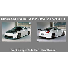 Nissan fairlady 350z INGS Bodykit body kit front rear bumper side skirt fender lip ING fair lady 350 Z -By LCL CNF Sea Cargo Shipping Method ⚓️🚢