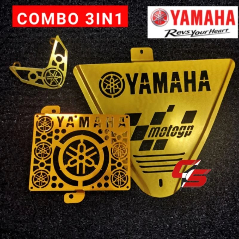 DHC- Yamaha LC135 V2 V3 V4 V5 V6 V7 Coolant Net & Engine Cover & Horn cover 🔥NEW🔥-By Sea Courier Method 🚢📦