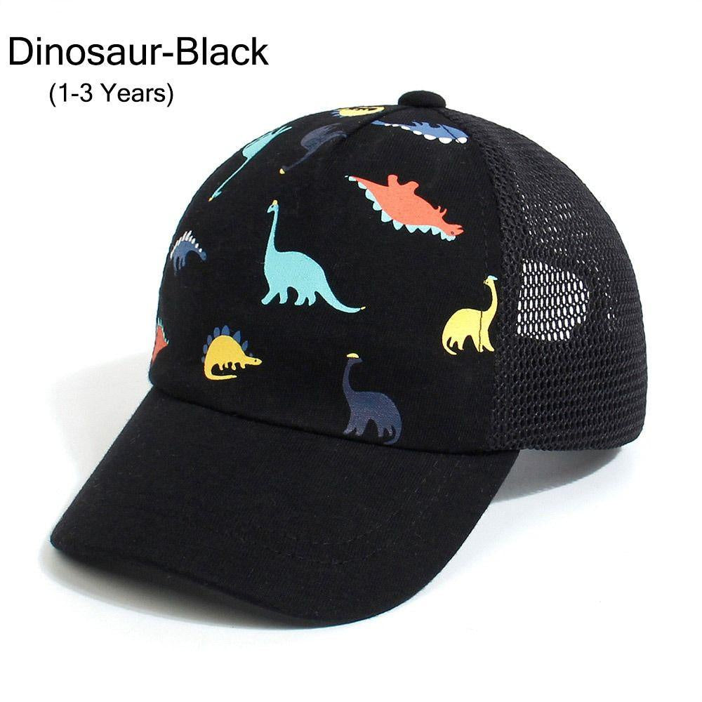 YYE Toddler Baseball Hat, Sun Hat Dinosaur Printed, Baby Cap Quick Drying Casual Cute Boys Girls- By SEA Courier Method 🚢