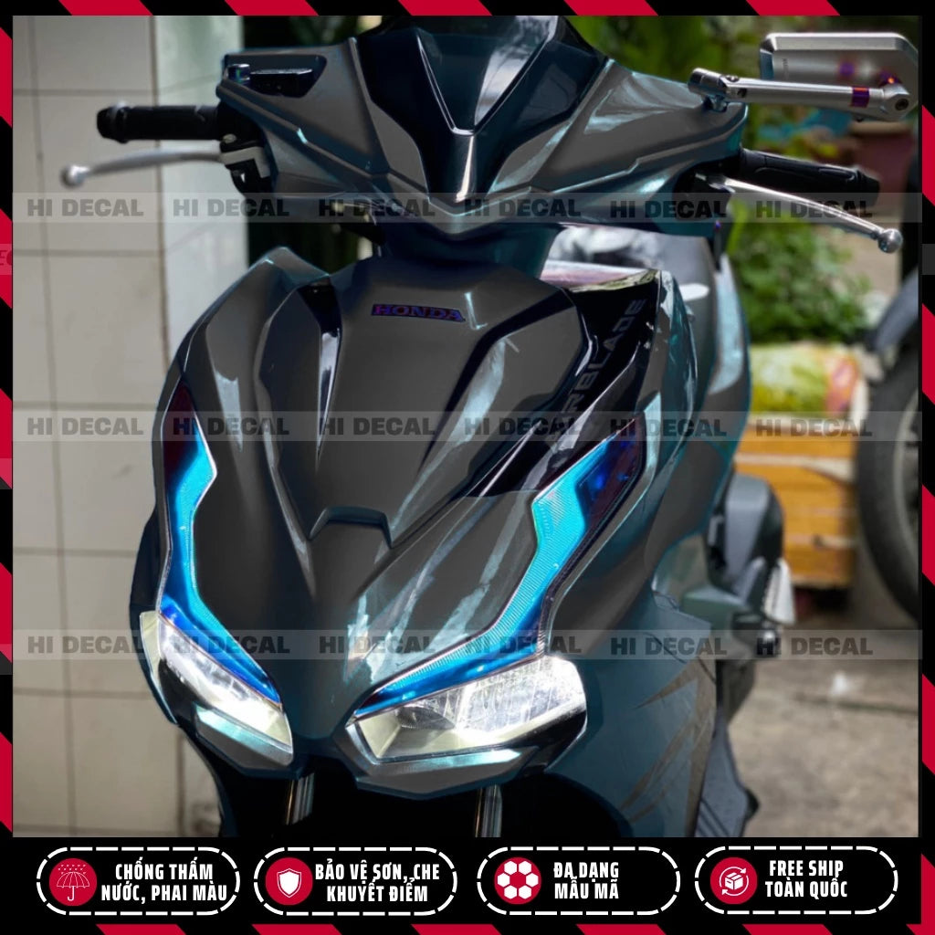 DHC- [1 bag] AirBlade decal sticker 2020 2021 2022 - 2025 | AB Light Decal Stickers, Headlight Stickers, Demi Lights, Turn Signal Lights -By Sea Courier Method 🚢📦