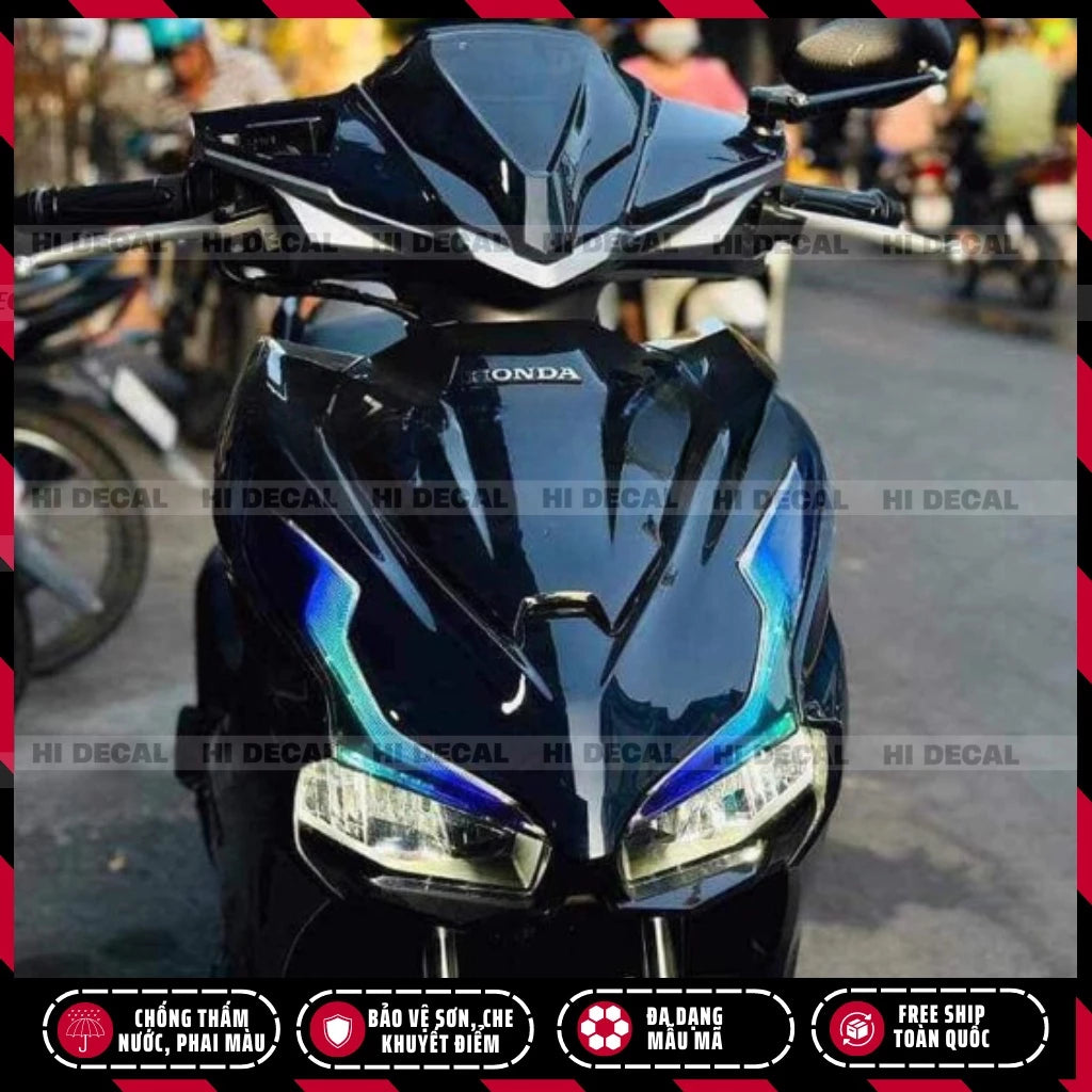 DHC- [1 bag] AirBlade decal sticker 2020 2021 2022 - 2025 | AB Light Decal Stickers, Headlight Stickers, Demi Lights, Turn Signal Lights -By Sea Courier Method 🚢📦