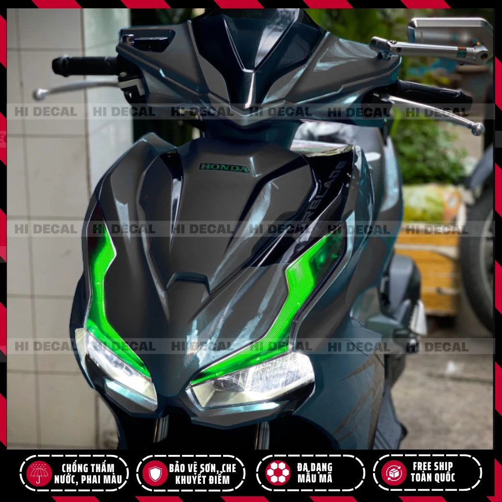 DHC- [1 bag] AirBlade decal sticker 2020 2021 2022 - 2025 | AB Light Decal Stickers, Headlight Stickers, Demi Lights, Turn Signal Lights -By Sea Courier Method 🚢📦