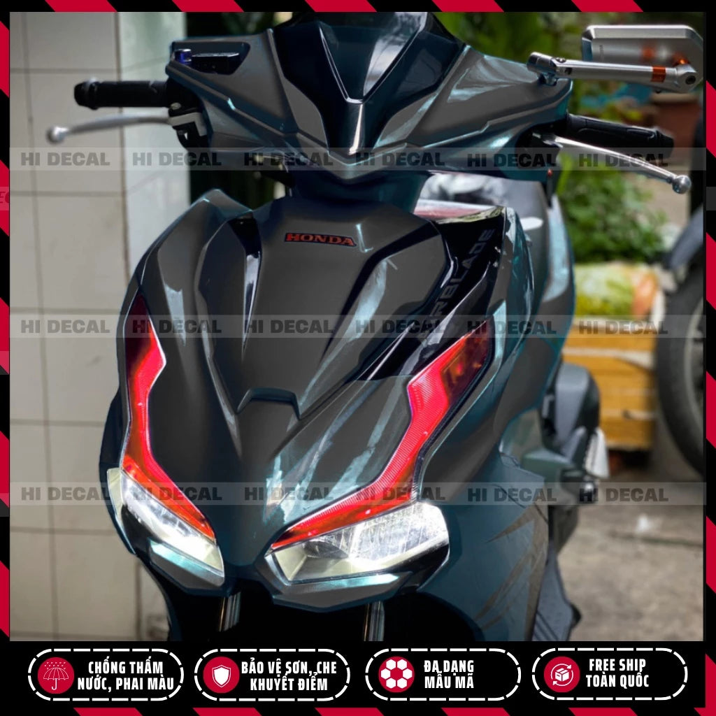 DHC- [1 bag] AirBlade decal sticker 2020 2021 2022 - 2025 | AB Light Decal Stickers, Headlight Stickers, Demi Lights, Turn Signal Lights -By Sea Courier Method 🚢📦
