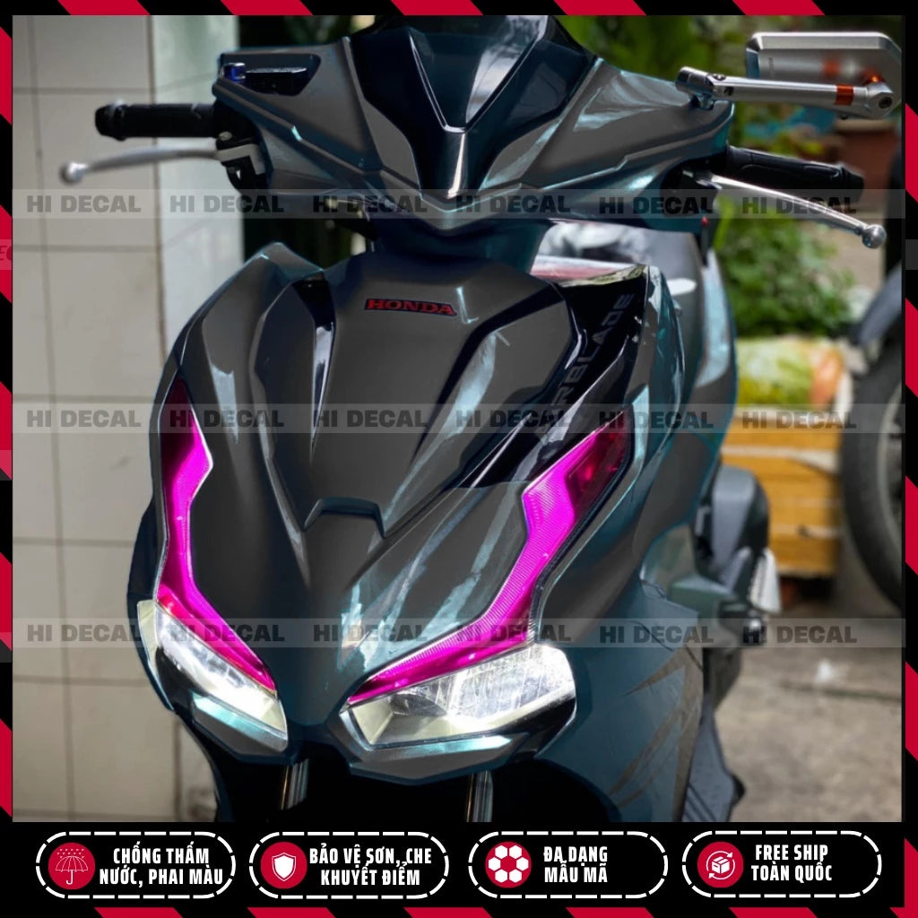 DHC- [1 bag] AirBlade decal sticker 2020 2021 2022 - 2025 | AB Light Decal Stickers, Headlight Stickers, Demi Lights, Turn Signal Lights -By Sea Courier Method 🚢📦