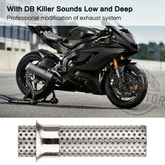 Universal 51MM Inlet DB Killer Silencer Motorcycle Exhaust Muffler Pipe -By Sea Courier Method 🚢🎁