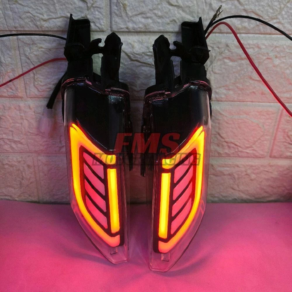 DHC- (1 SET) YAMAHA Y16 Y16ZR LAMPU SIGNAL DEPAN FRONT SIGNAL WITH DAY LIGHT COLOR READY STOCK -By Sea Courier Method 🚢📦