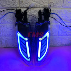 DHC- (1 SET) YAMAHA Y16 Y16ZR LAMPU SIGNAL DEPAN FRONT SIGNAL WITH DAY LIGHT COLOR READY STOCK -By Sea Courier Method 🚢📦