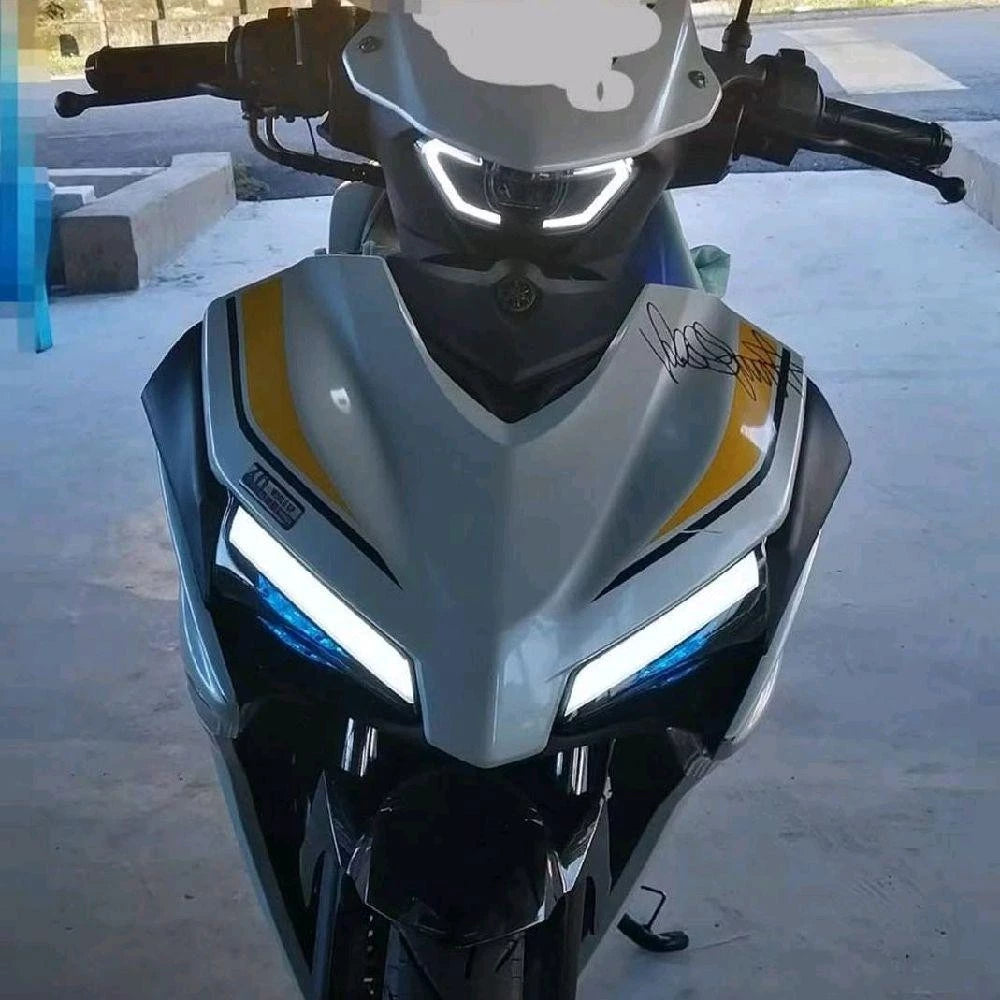 Y16ZR POSITION LAMP MATA GABAN RUNNING LED RGB MODE PILOT LAMP LAMPU DADA Y16ZR WITH CONTROL -By Sea Courier Method 🚢📦
