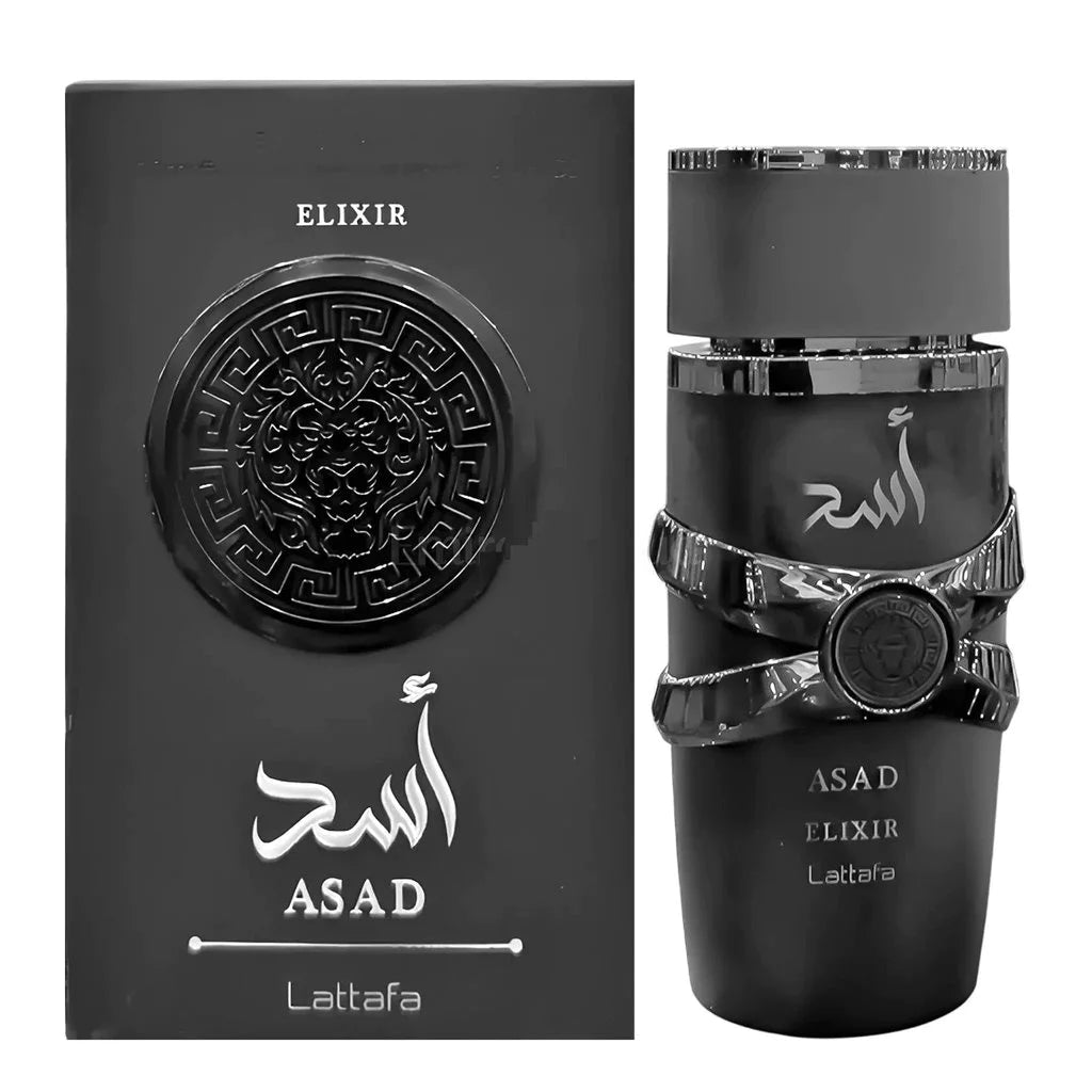 Asad Elixir By Lattafa New Launch EDP 100ML Arabic Long Lasting Perfume For Men -By Sea Courier Method 🚢📦