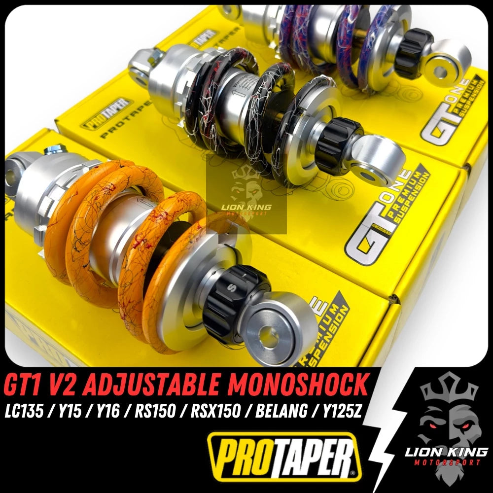 PROTAPER GT1 V2 Adjustable Monoshock Mono Shock Gold Rod Y15 Y15ZR Y16 Y16ZR RS150 RSX 150 Y125 125ZR BELANG RAIDER -By Sea Courier Method 🚢📦