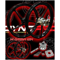 DHC- DYNOPRO D5 SPORT RIM D5 CUSTOM SPORT RIM Y15ZR Y16ZR RS150 RSX150 LC135 LCV8 BRIGHT BLACK -By Sea Courier Method 🚢📦