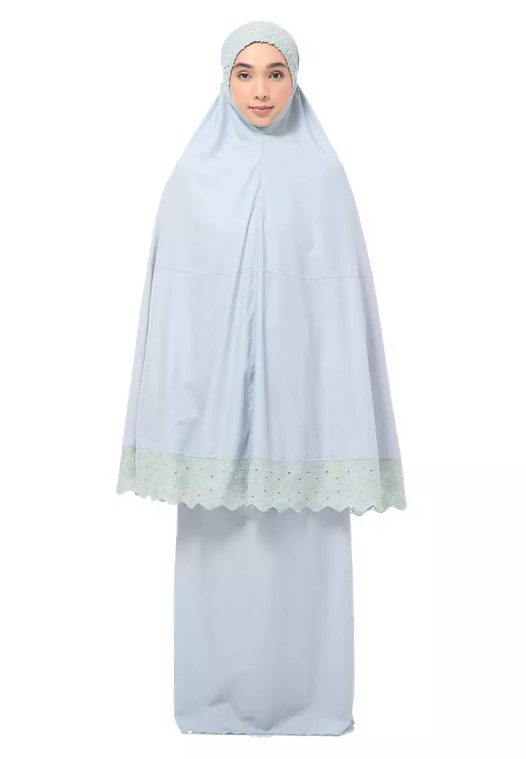 Siti Khadijah Telekung Signature Lunara in Pale Green