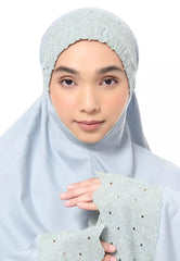 Siti Khadijah Telekung Signature Lunara in Pale Green