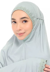 Siti Khadijah Telekung Signature Delisya in Soft Teal