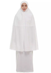 Siti Khadijah Signature Defne in White