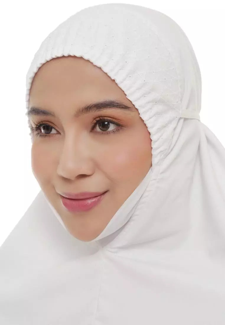 Siti Khadijah Signature Defne in White